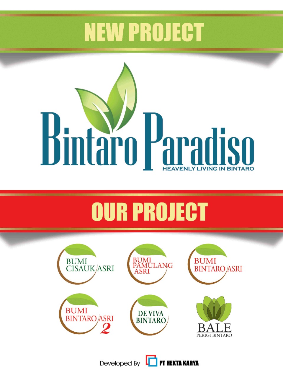 Developer - Bintaro Paradiso - Rumah Cluster Bintaro Sektor 3A Tangerang